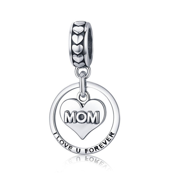 Never Ending Love for Mom Sterling Silver Necklace