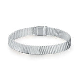 Claudette Sterling Silver Mesh Bracelet