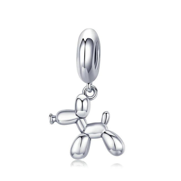 Balloon Dog Sterling Silver Necklace