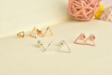 Love Triangle Earrings