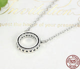 Halo Goodbye Sterling Silver Necklace