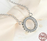 Halo Goodbye Sterling Silver Necklace