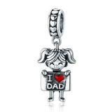 Daddy's Girl Sterling Silver Necklace