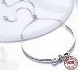 Perfect Bow Sterling Silver Bracelet