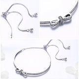 Perfect Bow Sterling Silver Bracelet