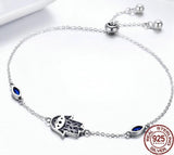 Hamsa Sterling Silver Bracelet