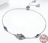 Hamsa Sterling Silver Bracelet