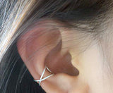 Alina Sterling Silver Cuff Earrings