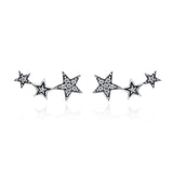 Shooting Star Sterling Silver Earrings