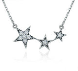 Shooting Star Sterling Silver Necklace