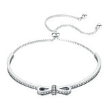 Perfect Bow Sterling Silver Bracelet