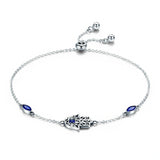 Hamsa Sterling Silver Bracelet